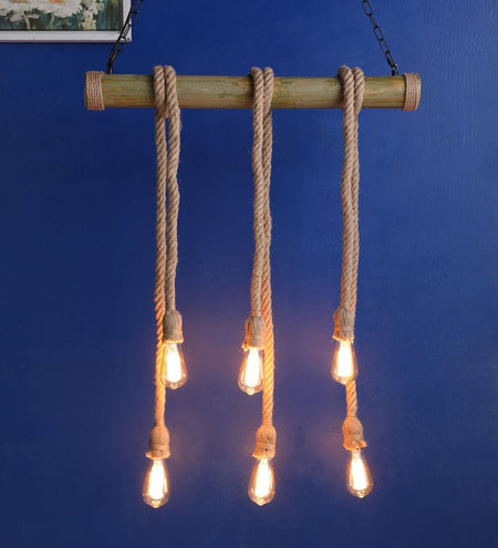 Retro Rope Hanging Filament Lamp - Stello Light Studio