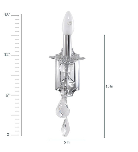 ARONA Chrome Wall Light - Stello Light Studio