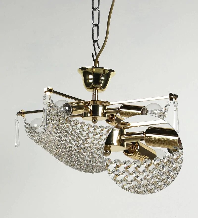 KAPARI Gold Ceiling Light - 4 Lights - Stello Light Studio