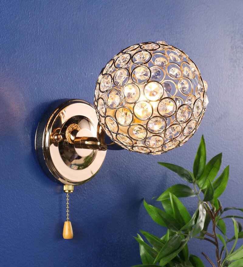 RIBIA Gold Wall Light - Stello Light Studio