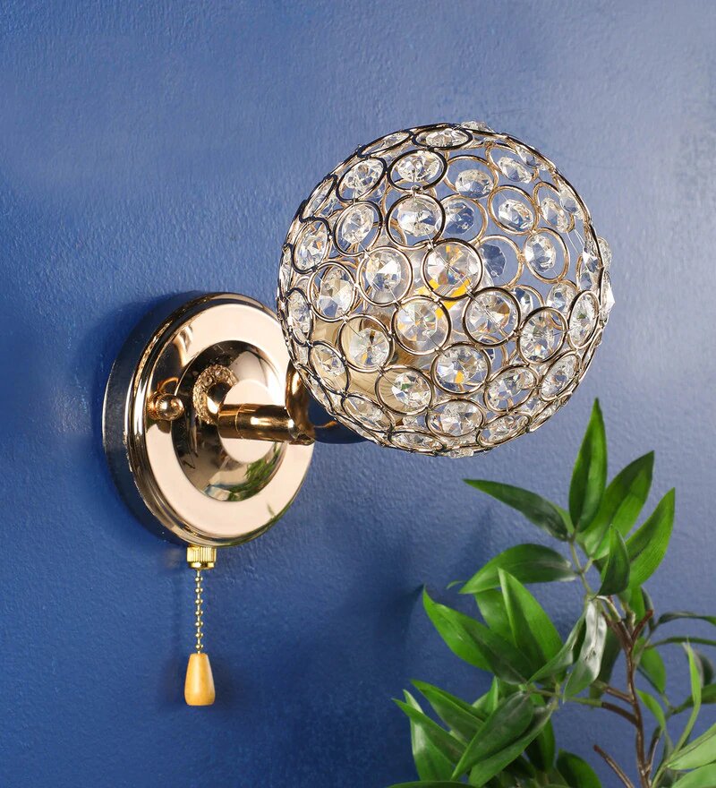 RIBIA Gold Wall Light - Stello Light Studio