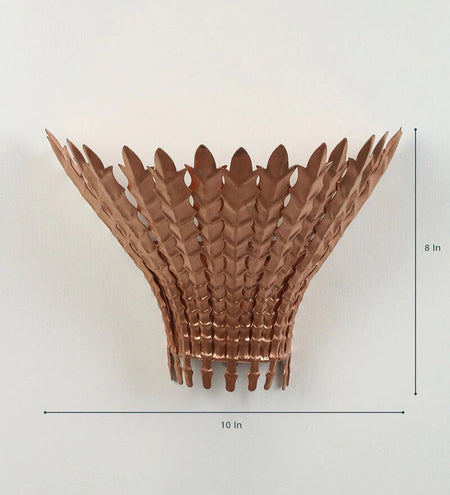 Mervin Antique Copper Metal Wall Light - Stello Light Studio