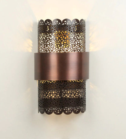 Mullan Antique Copper Metal Wall Light - Stello Light Studio