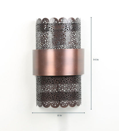 Mullan Antique Copper Metal Wall Light - Stello Light Studio