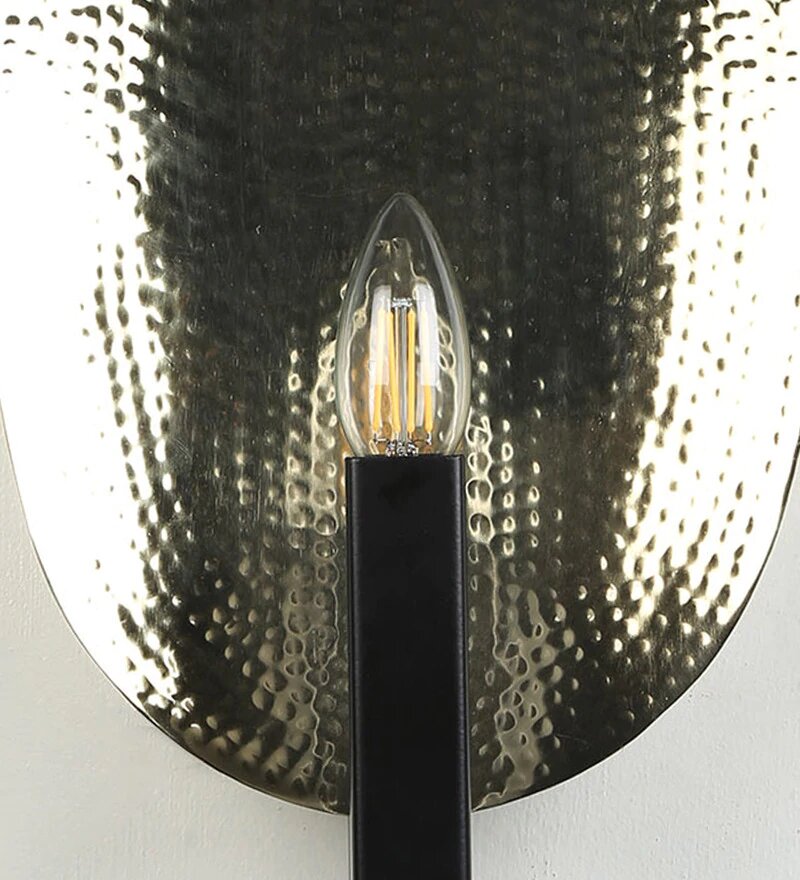Riva Gold Metal Wall Light - Stello Light Studio