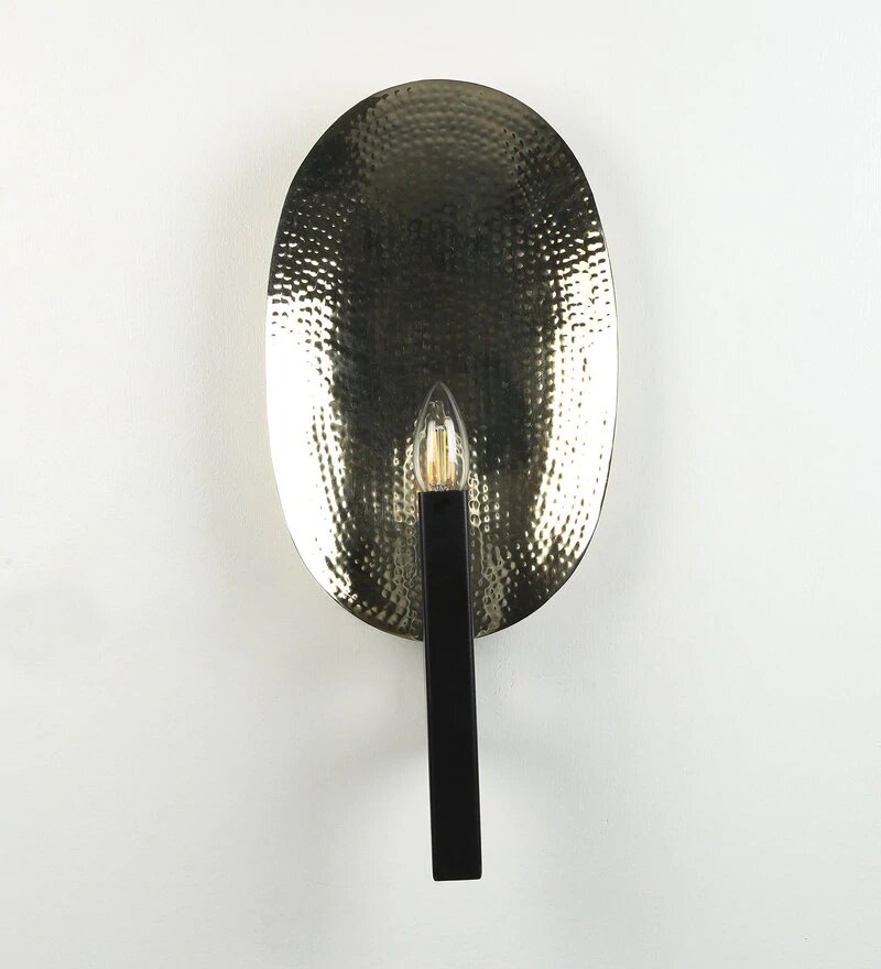 Riva Gold Metal Wall Light - Stello Light Studio