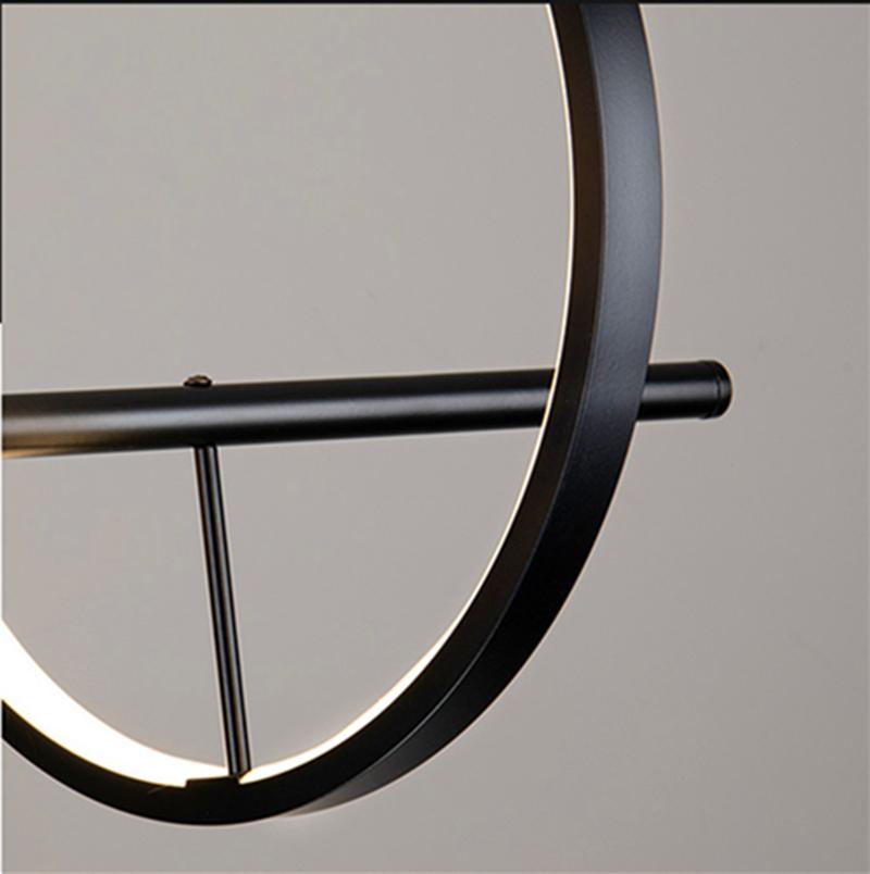 BLACK BUBBLE LED CHANDELIER