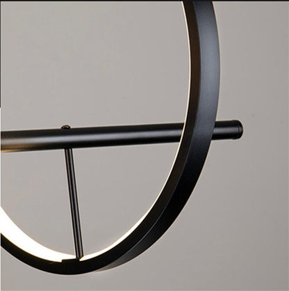 BLACK BUBBLE LED CHANDELIER