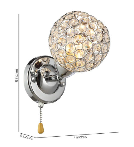 RIBIA Chrome Wall Light - Stello Light Studio