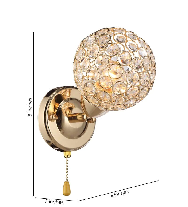 RIBIA Gold Wall Light - Stello Light Studio