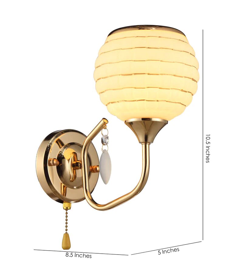 SEEDLE Golden Wall Lights - Stello Light Studio