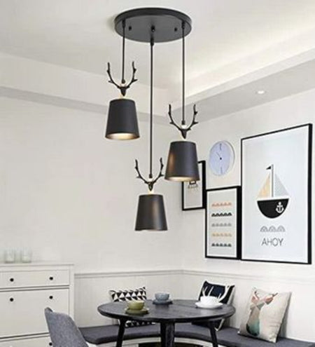 STAG HORN PENDENT LIGHT - Stello Light Studio